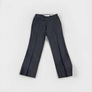 SANTORELLI LORO PIANA FABRIC MENS PANTS CHARCOAL 36x30 MADE IN ITALY VGC! RP$255